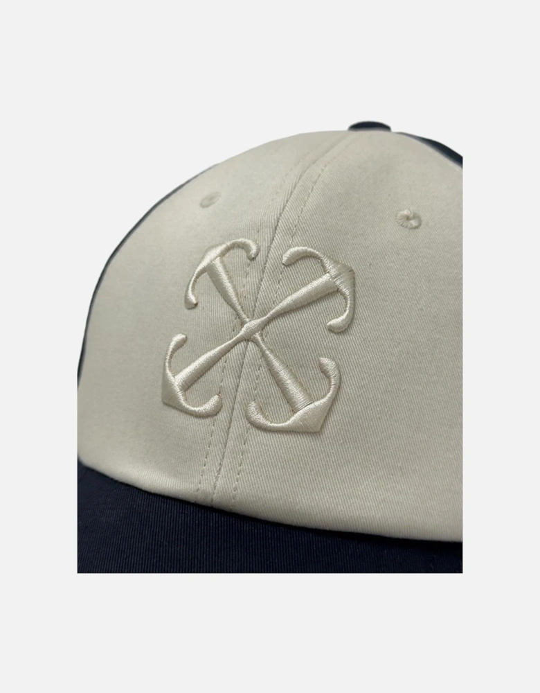 Embroidered Logo Baseball Cap in Black