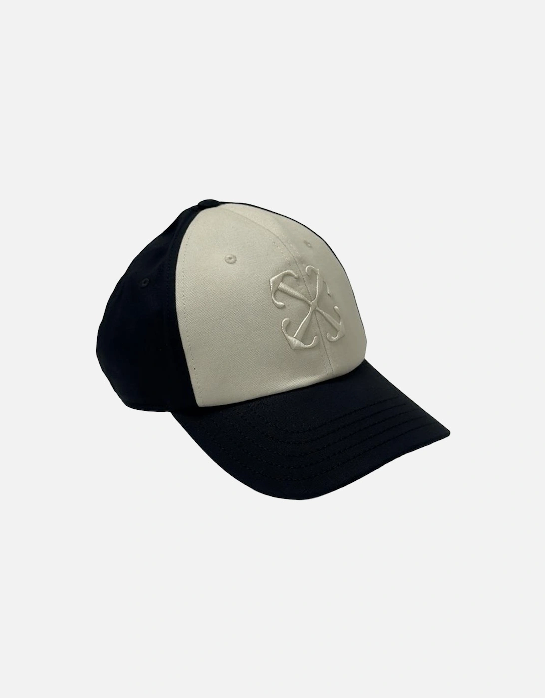 Embroidered Logo Baseball Cap in Black, 7 of 6