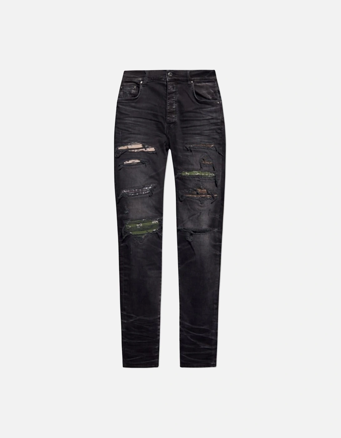 Bandana Camo Thrasher Jeans in Faded Black, 5 of 4