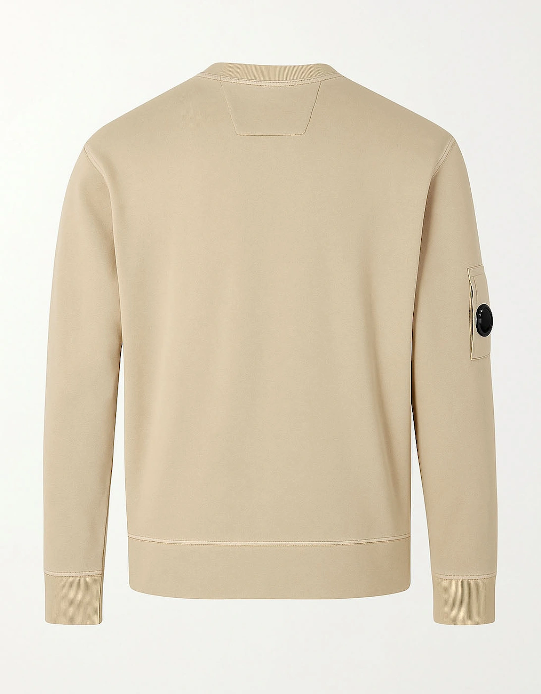 Men's C.P. Company Silver Sage Long Sleeve Diagonal Fleece Sweatshirt