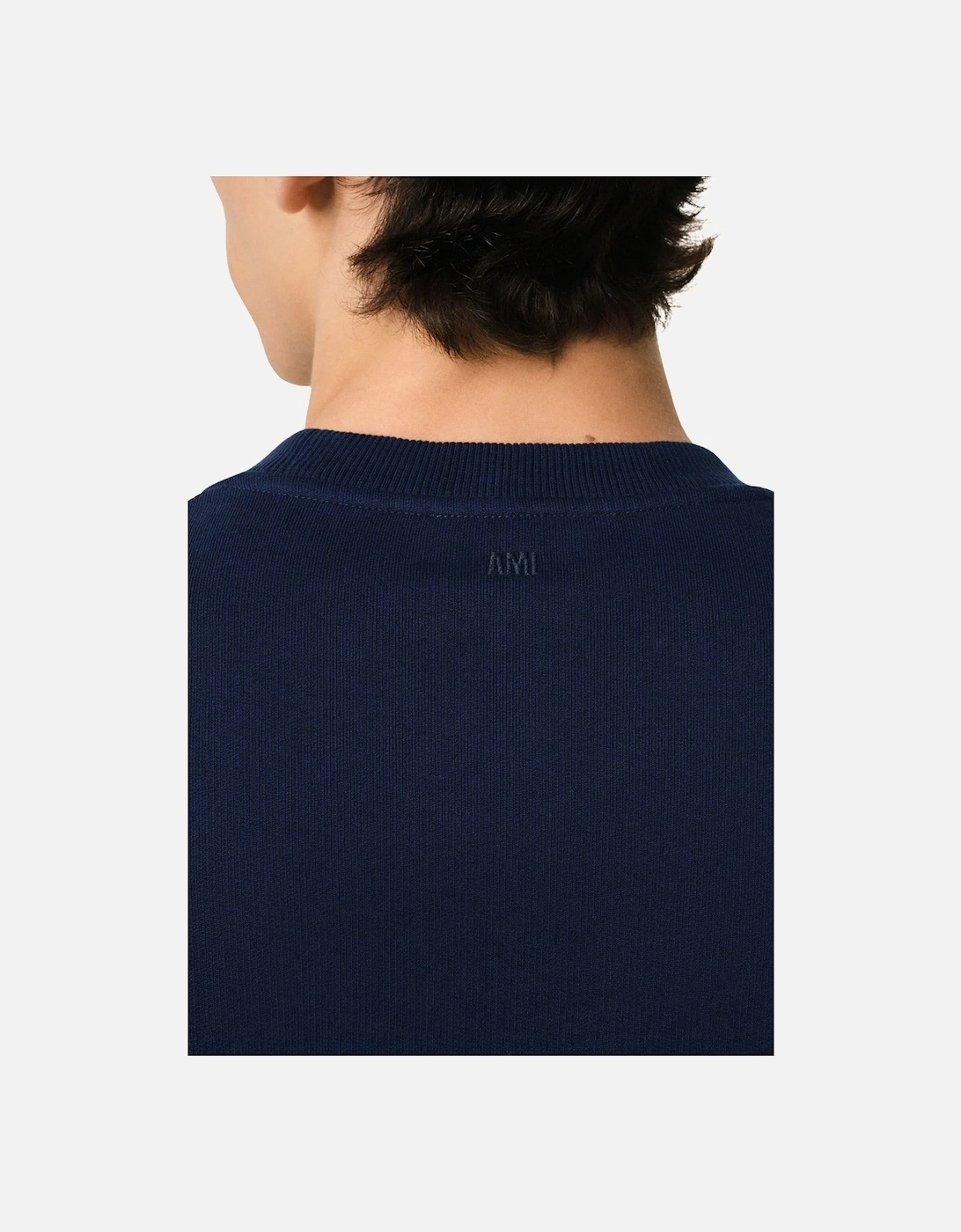 Men's Bleu Nuit 'Ami De Coeur' Red Logo Sweatshirt