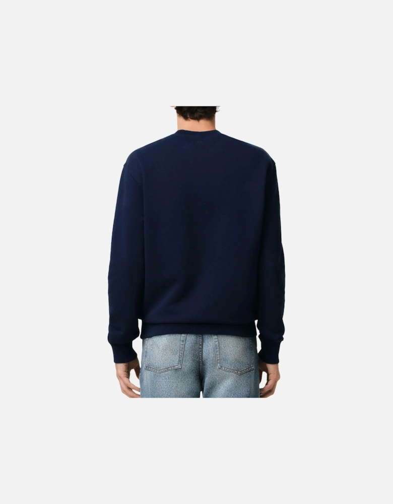 Men's Bleu Nuit 'Ami De Coeur' Red Logo Sweatshirt