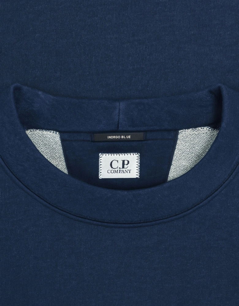 Men's C.P. Company 16CMSS183A Indigo Blue Sweatshirt
