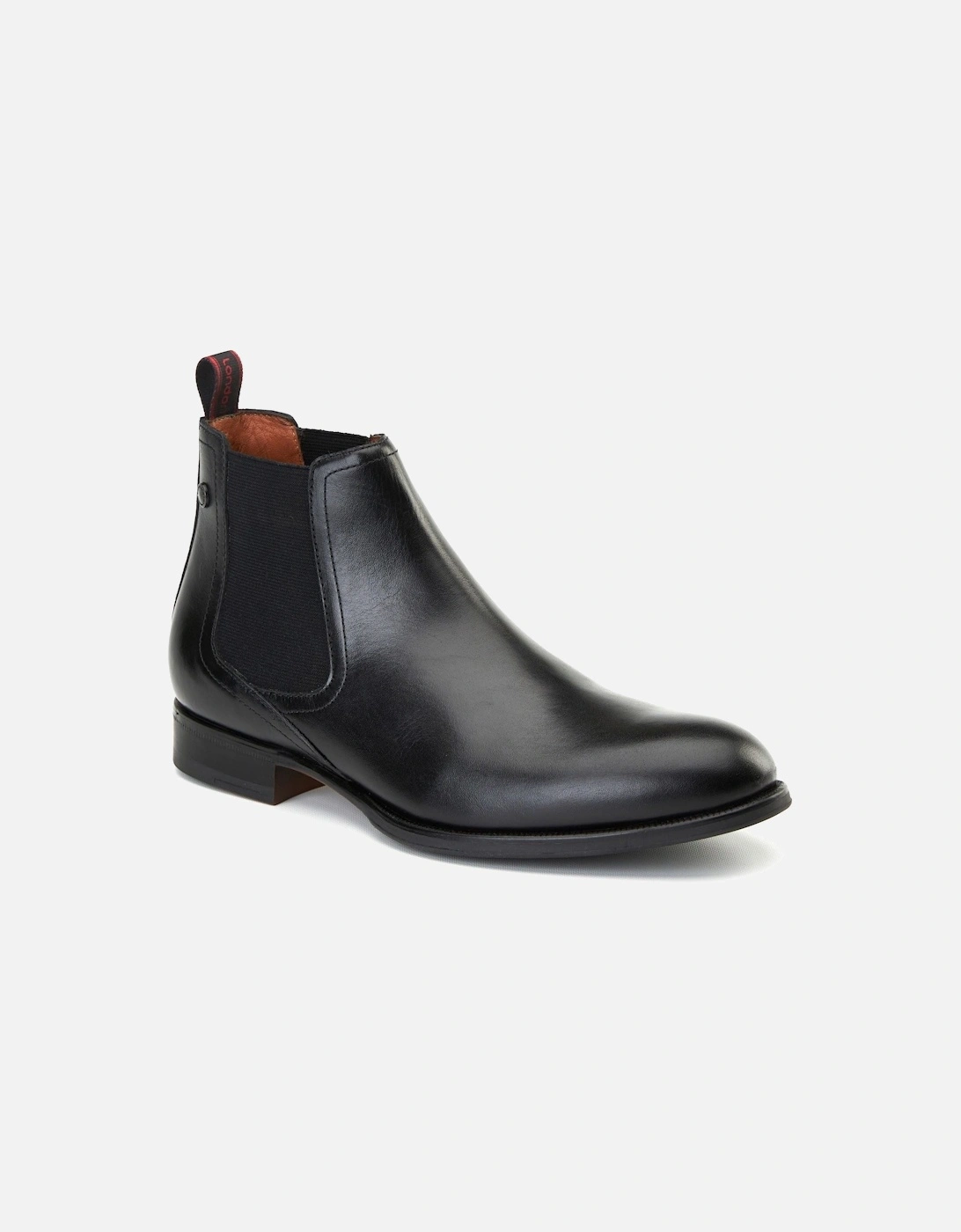 London Whittle Leather Men's Black Boots, 7 of 6