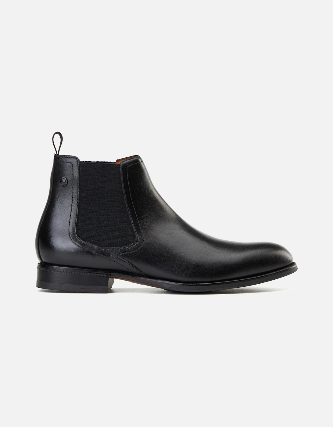 London Whittle Leather Men's Black Boots