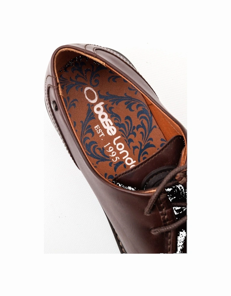 London Carbon Leather Men's Brown Moccasins Shoes