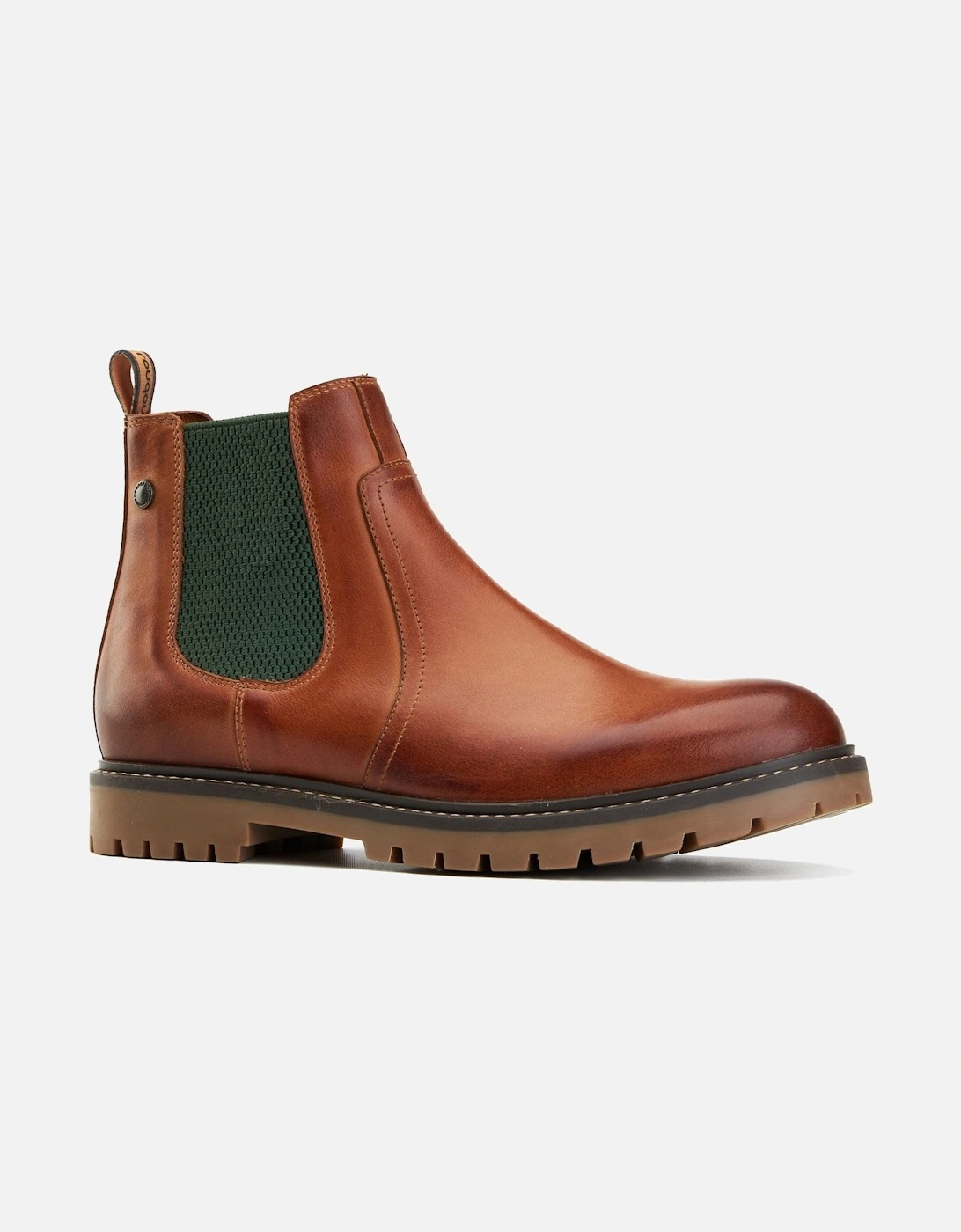 London Zinc Leather Men's Tan Boots, 7 of 6