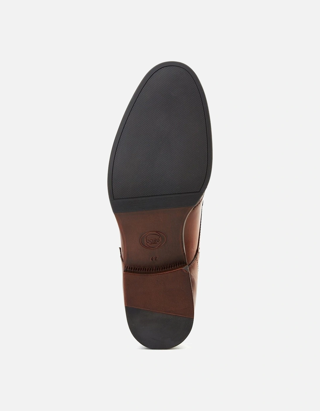 London Bell Leather Men's Burnt Tan Brogues Shoes