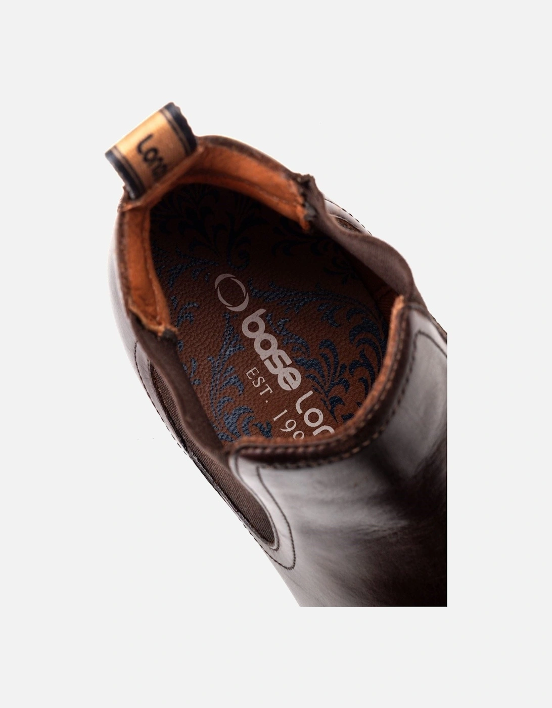 London Whittle Leather Men's Burnt Brown Boots