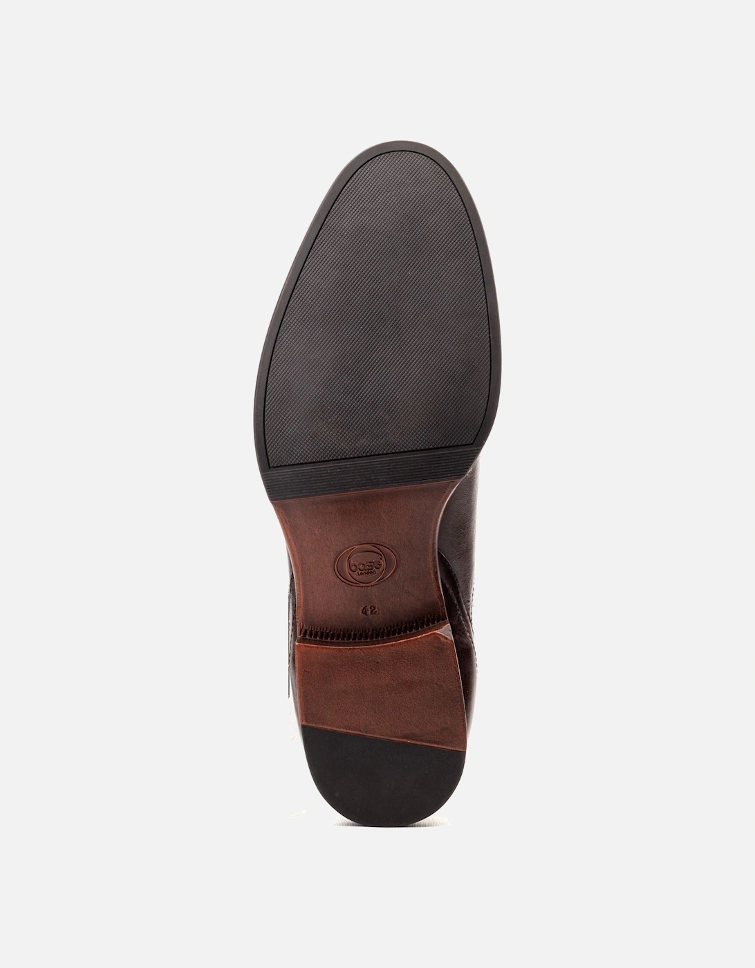 London Whittle Leather Men's Burnt Brown Boots