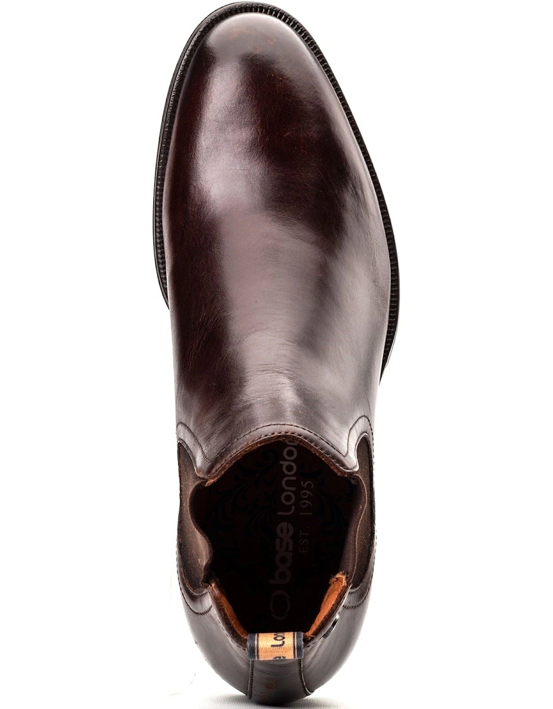 London Whittle Leather Men's Burnt Brown Boots