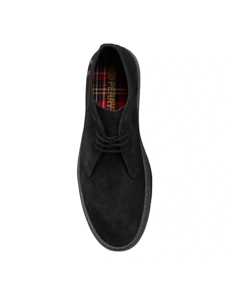 Suede Hawley Low Black Shoes