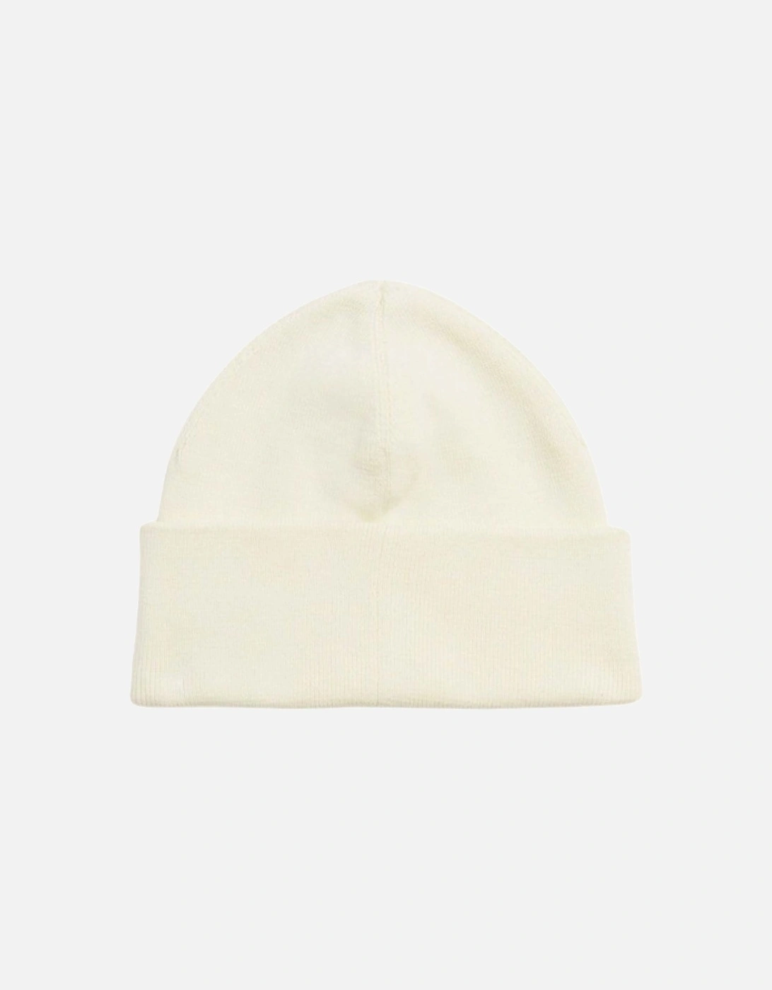 Classic Logo White Ecru Beanie
