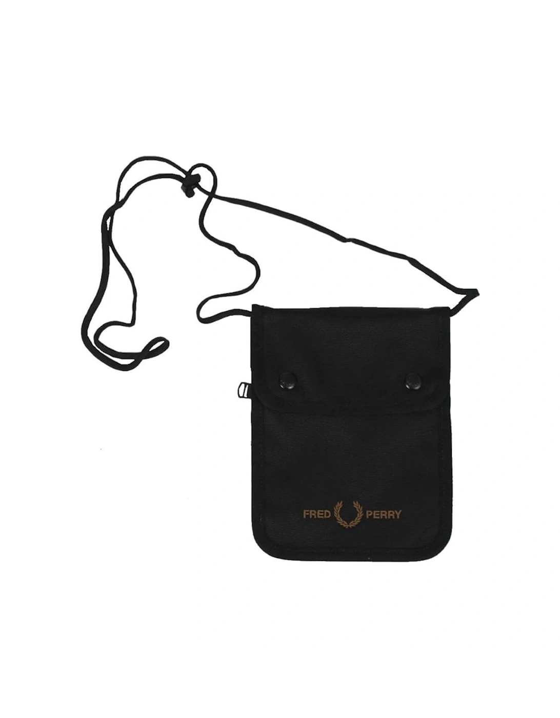 Men's Fred Perry Classic Logo Black Pouch - Size: ONE size