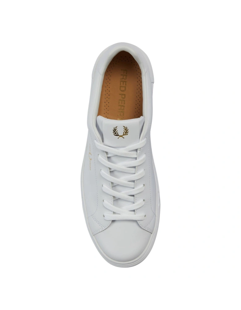 Classic Logo Plain White Sneaker
