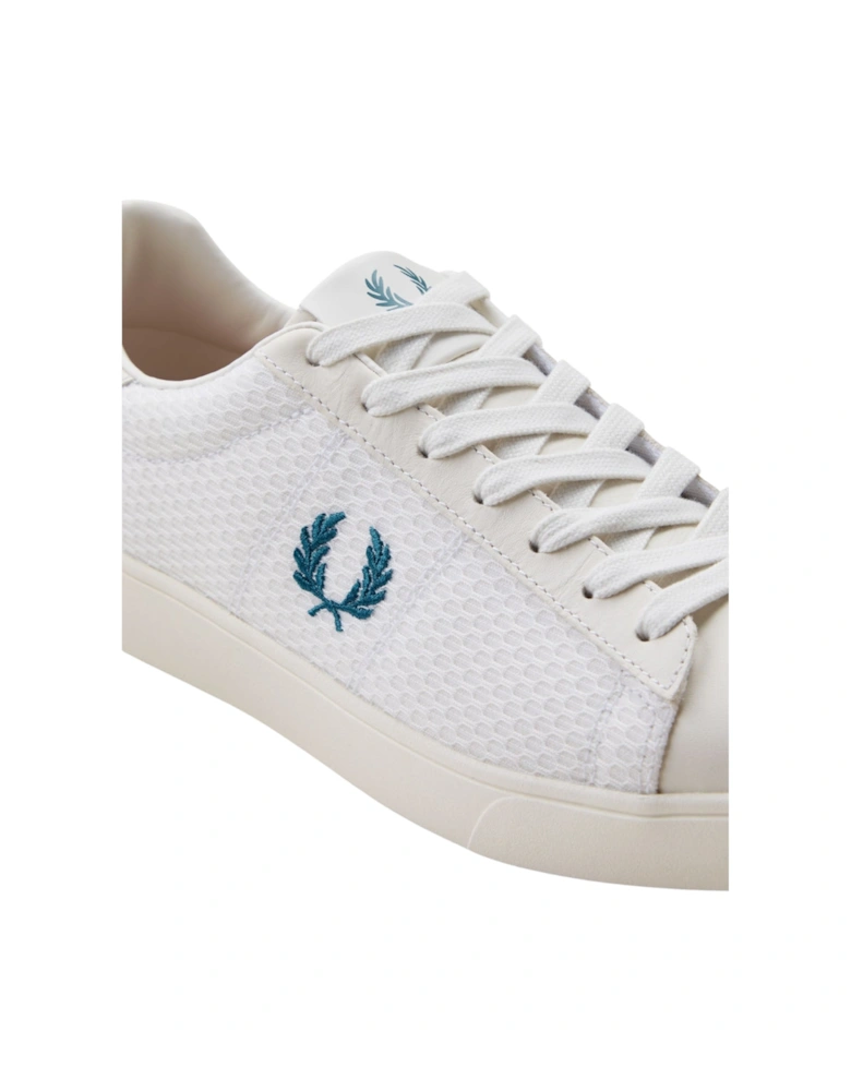 Blue Laurel Wreath Logo White Sneaker