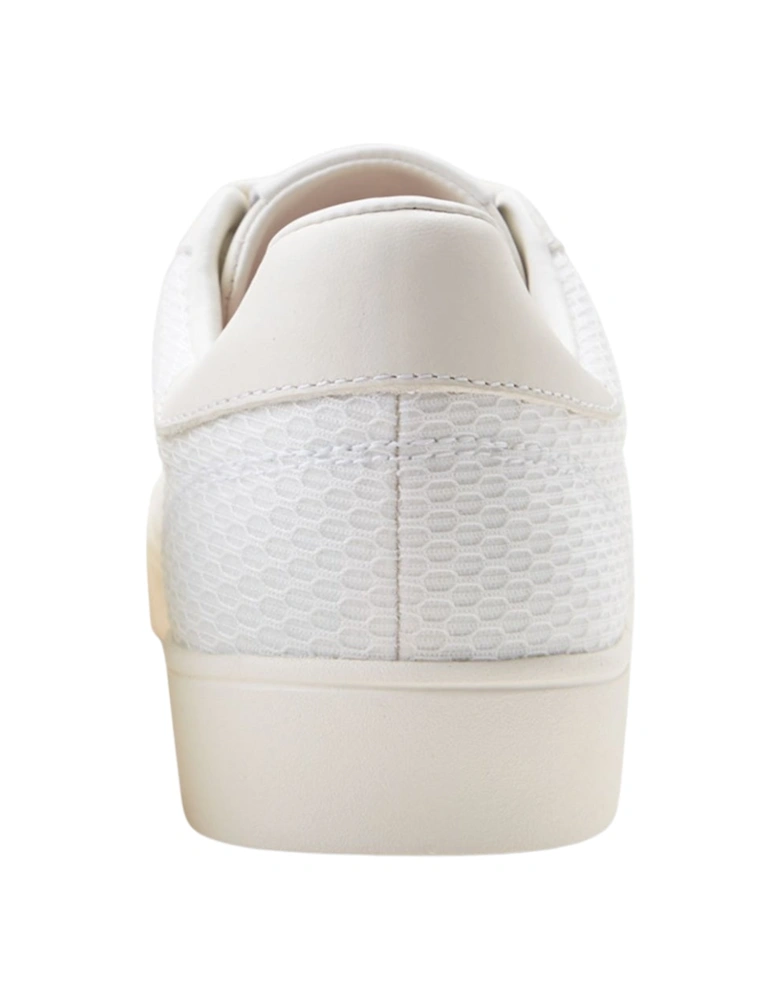 Blue Laurel Wreath Logo White Sneaker