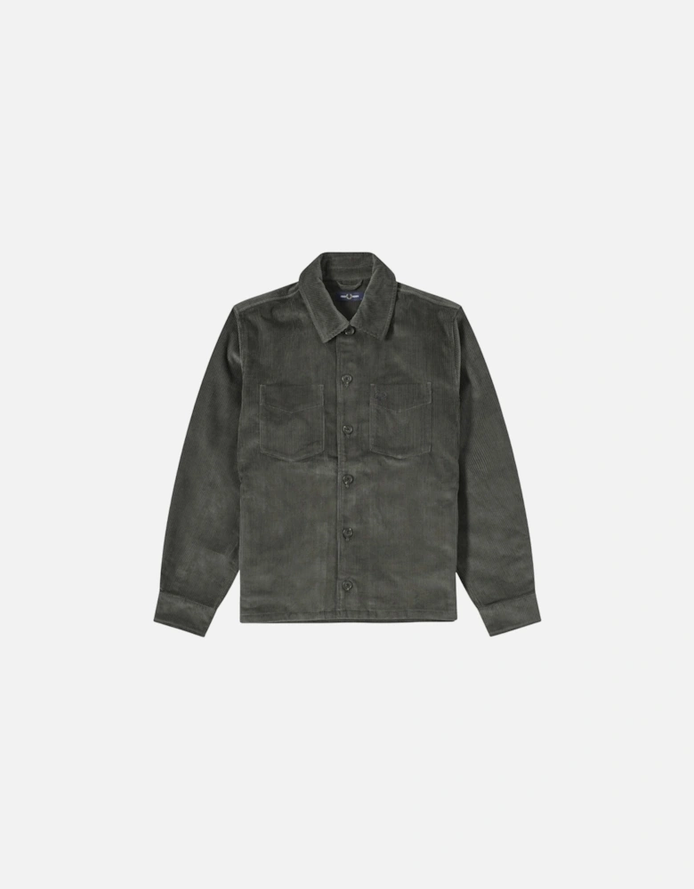 Field Green Cord Over Shirt Jacket