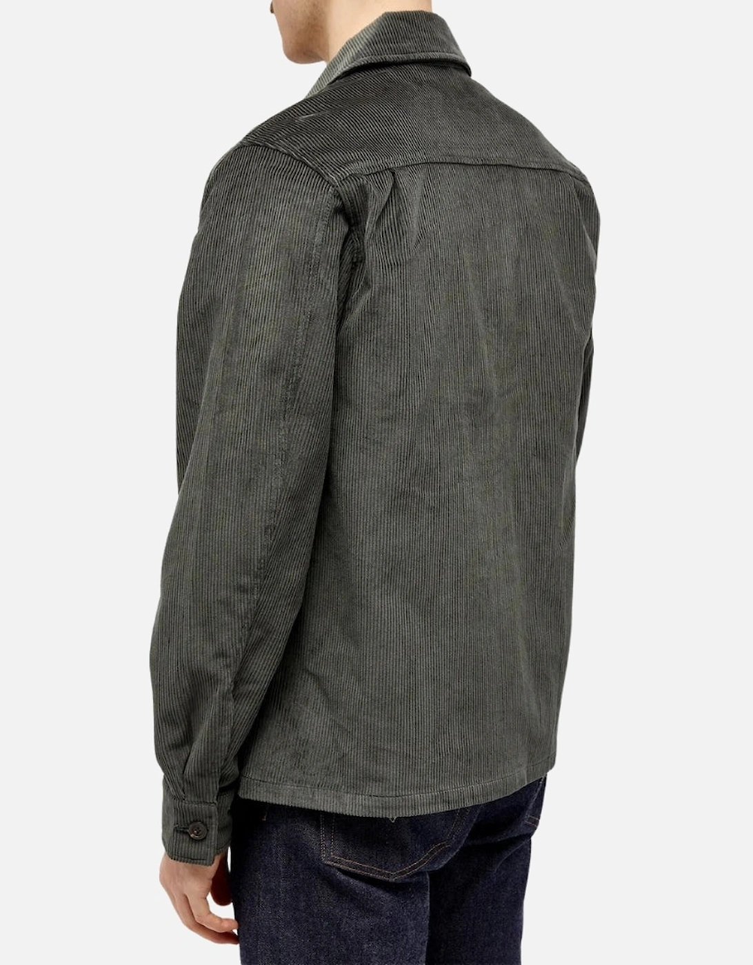 Field Green Cord Over Shirt Jacket