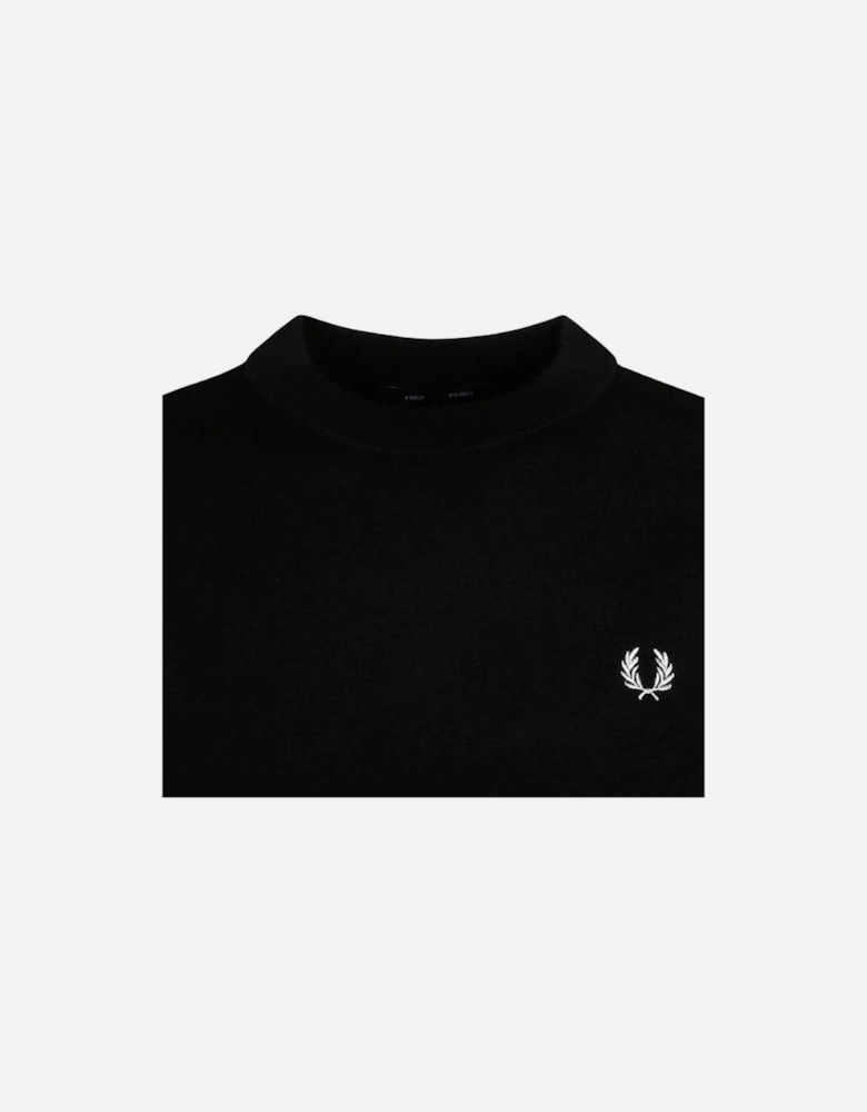 Twin Tipped Sleeves Black Jumper