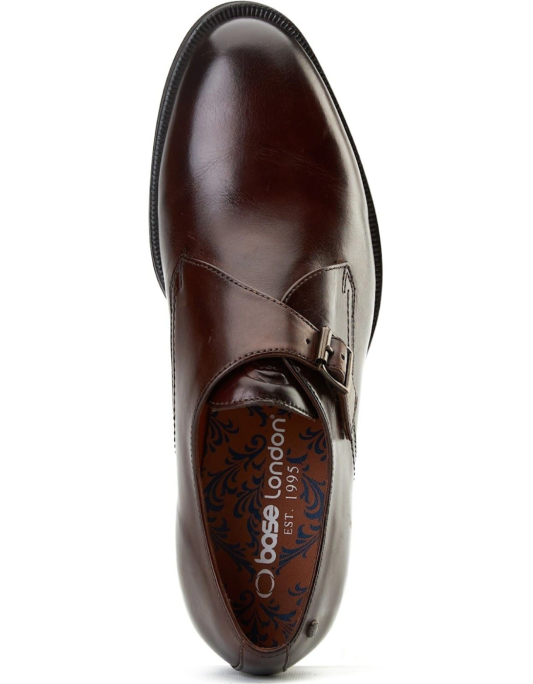 London Faraday Leather Men's Burnt Brown Shoes