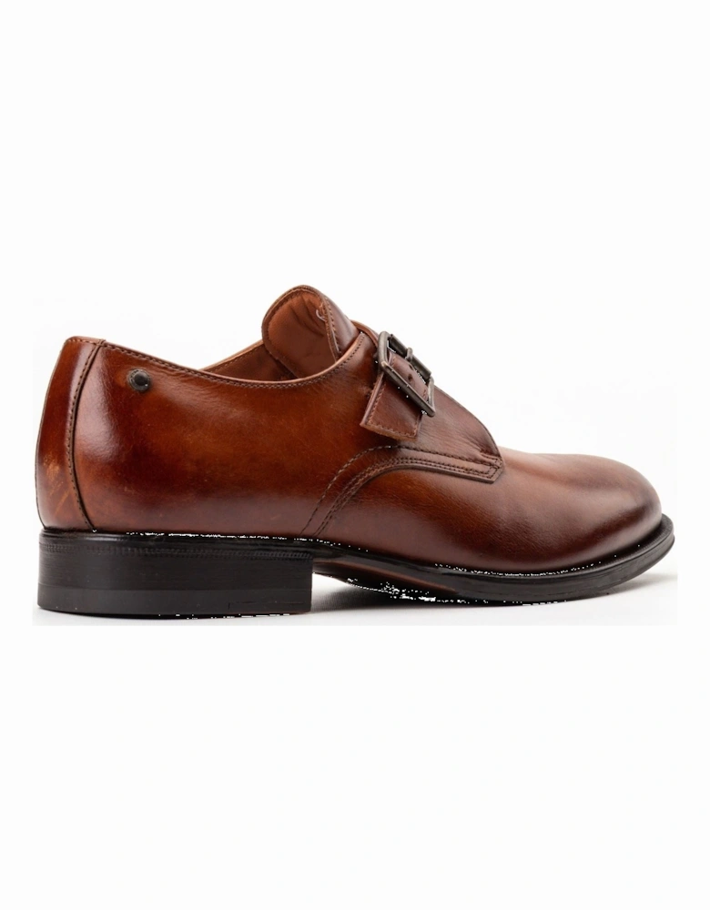London Faraday Leather Men's Burnt Tan Shoes
