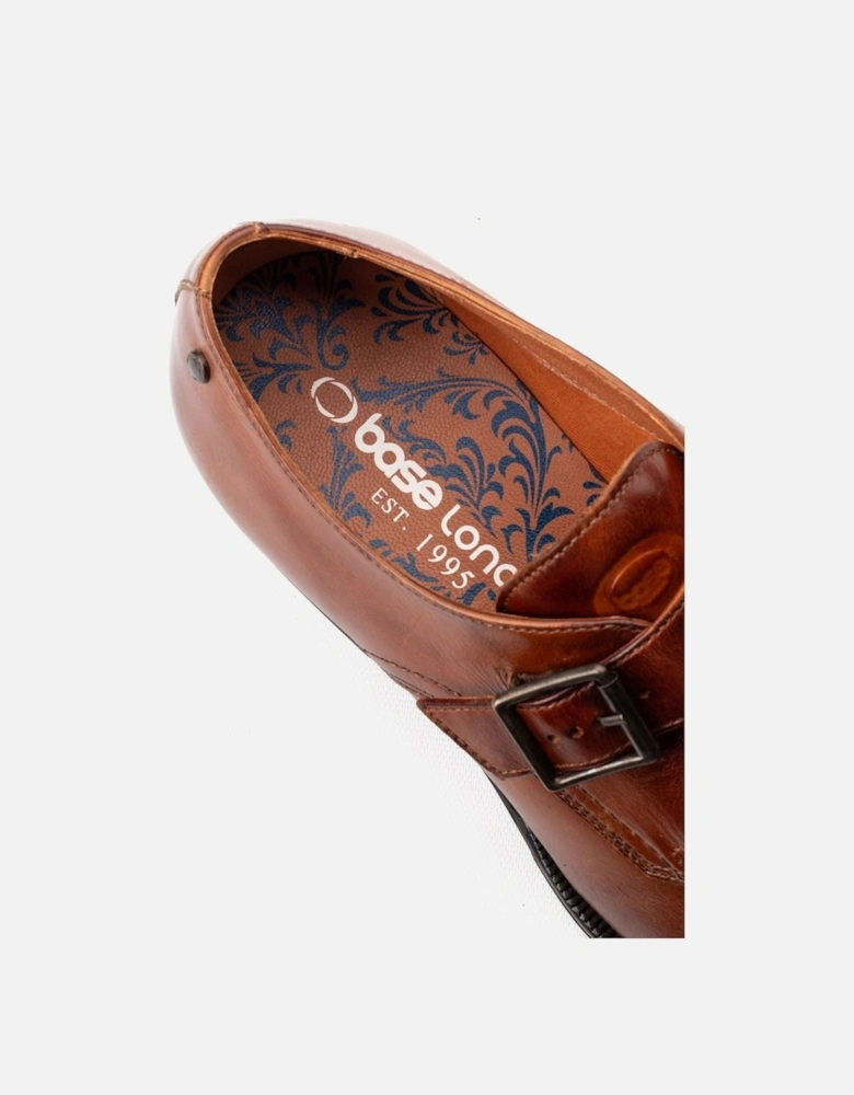 London Faraday Leather Men's Burnt Tan Shoes