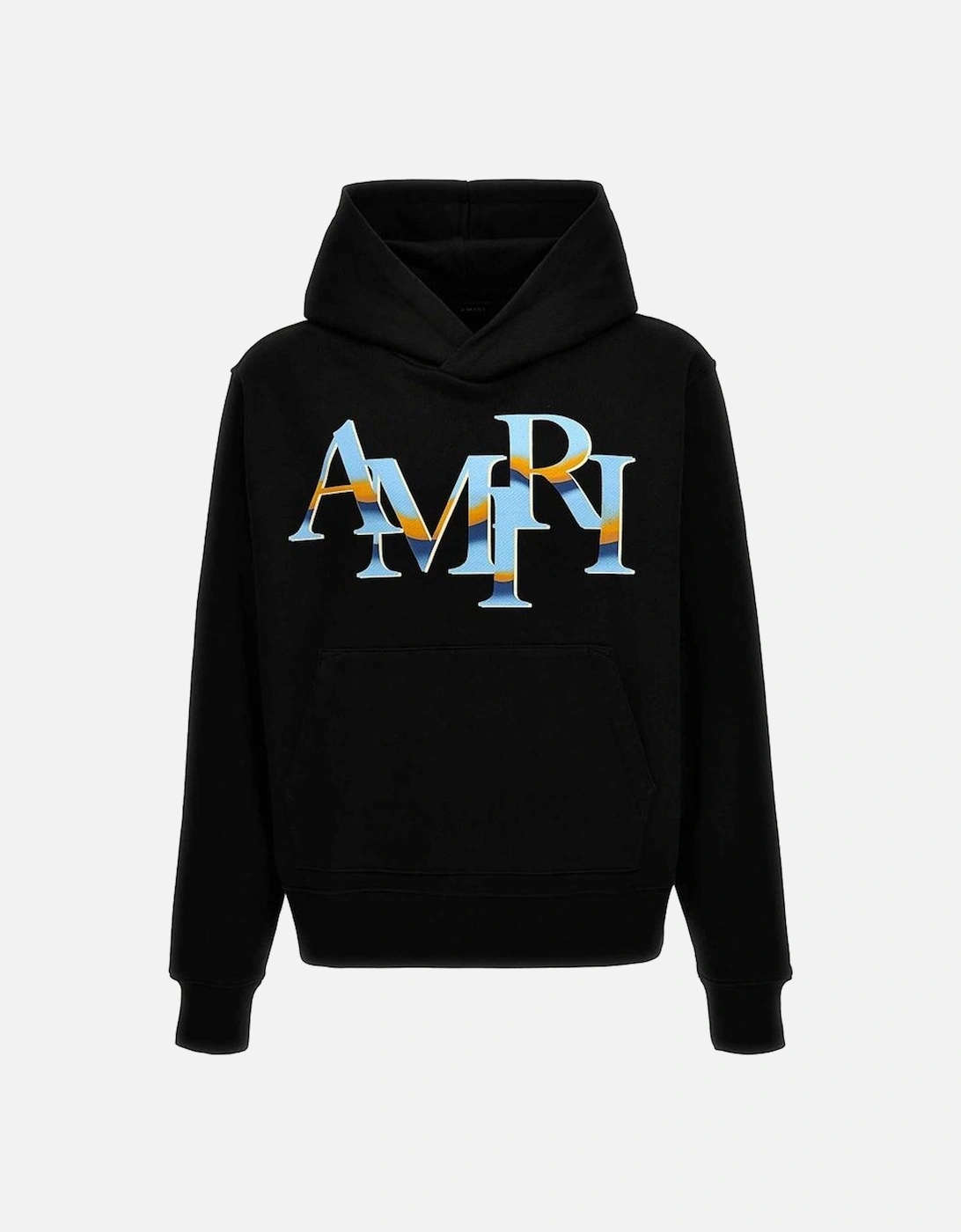 Staggered Chrome Logo Hoodie in Black, 6 of 5