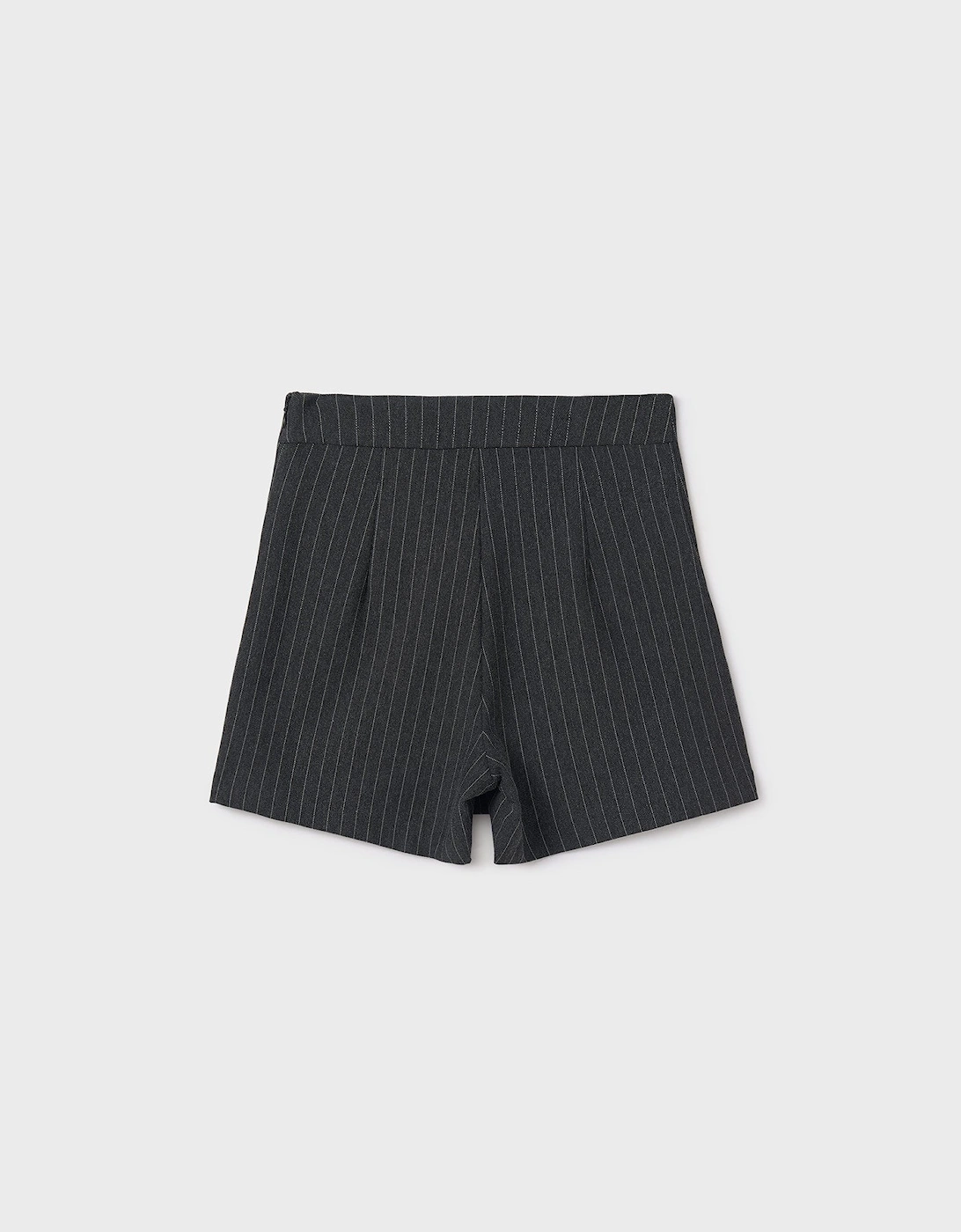 GIRL CHARCOAL GREY PINSTRIPE SKORT 7907