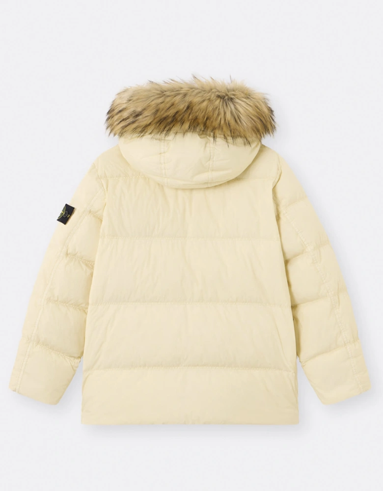 KIDS S0A23 HOODED DOWN COAT