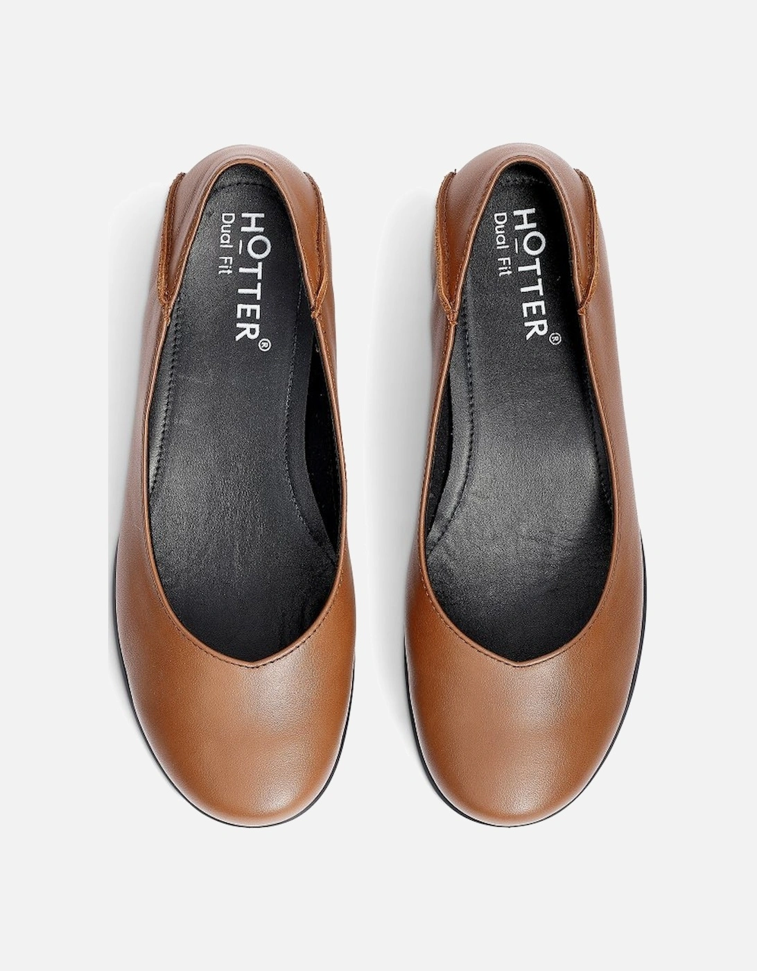 Birdie Womens Extra Wide Ballet Pumps