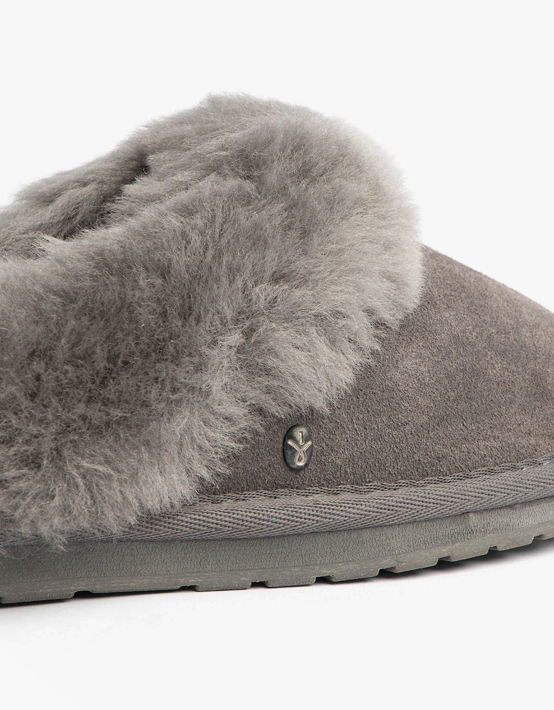 Australia JOLIE Womens Mule Sheepskin Slippers Charcoal