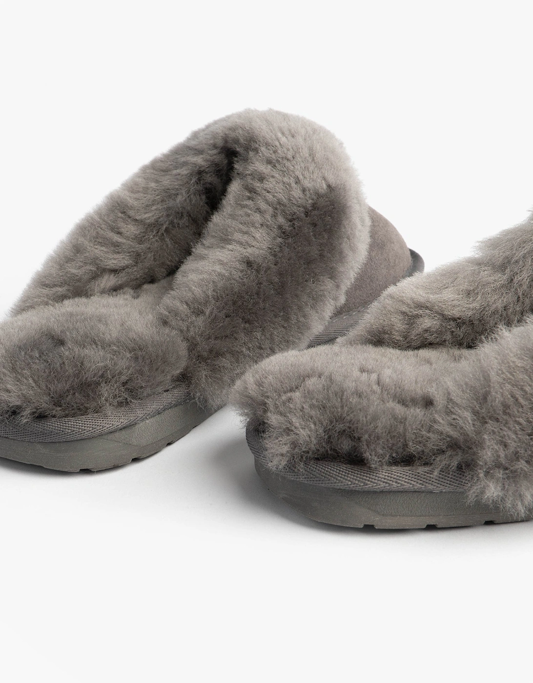 Australia JOLIE Womens Mule Sheepskin Slippers Charcoal