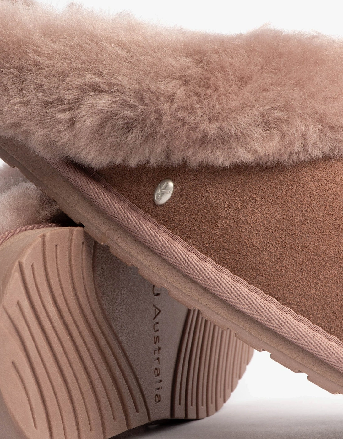 Australia JOLIE Womens Mule Sheepskin Slippers Mocha