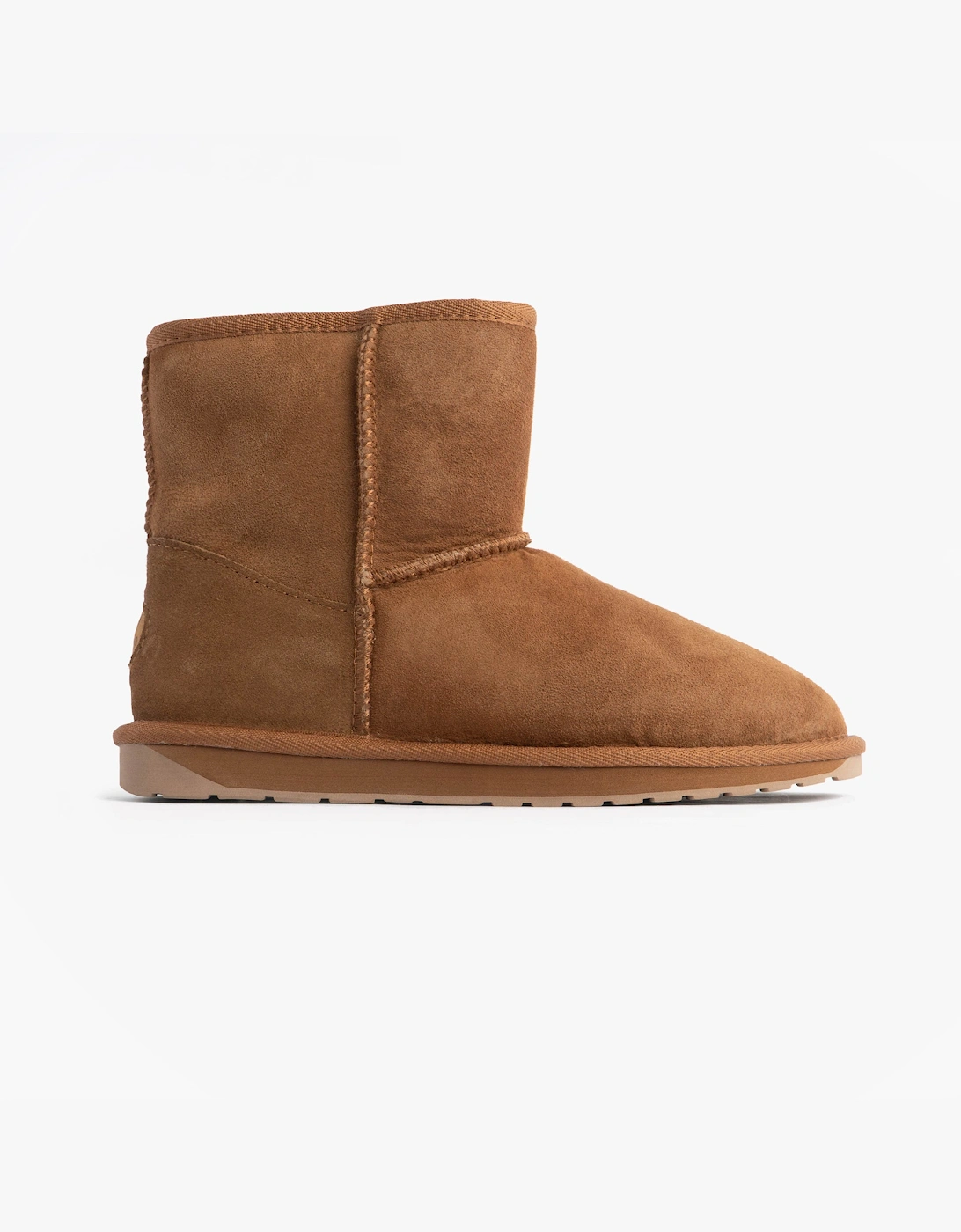Emu Women's Brown Australia Stinger Mini Sheepskin Boot Chestnut - Size: 7