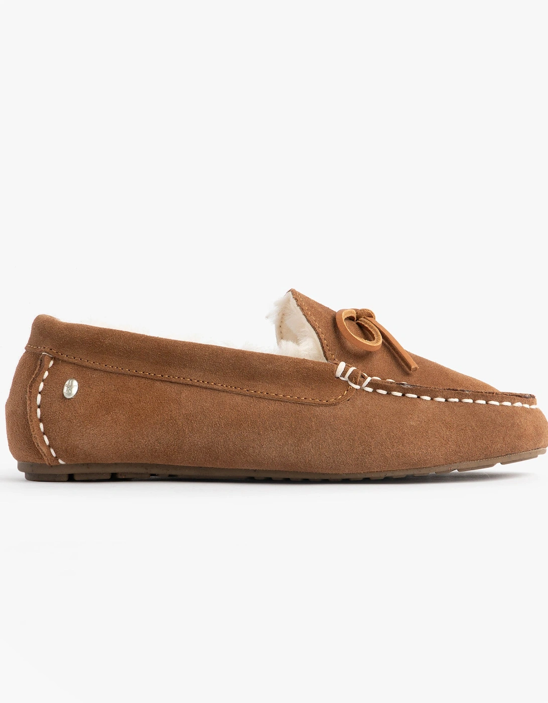 Australia SANDRINE Womens Moccasin Slippers Chestnut, 7 of 6