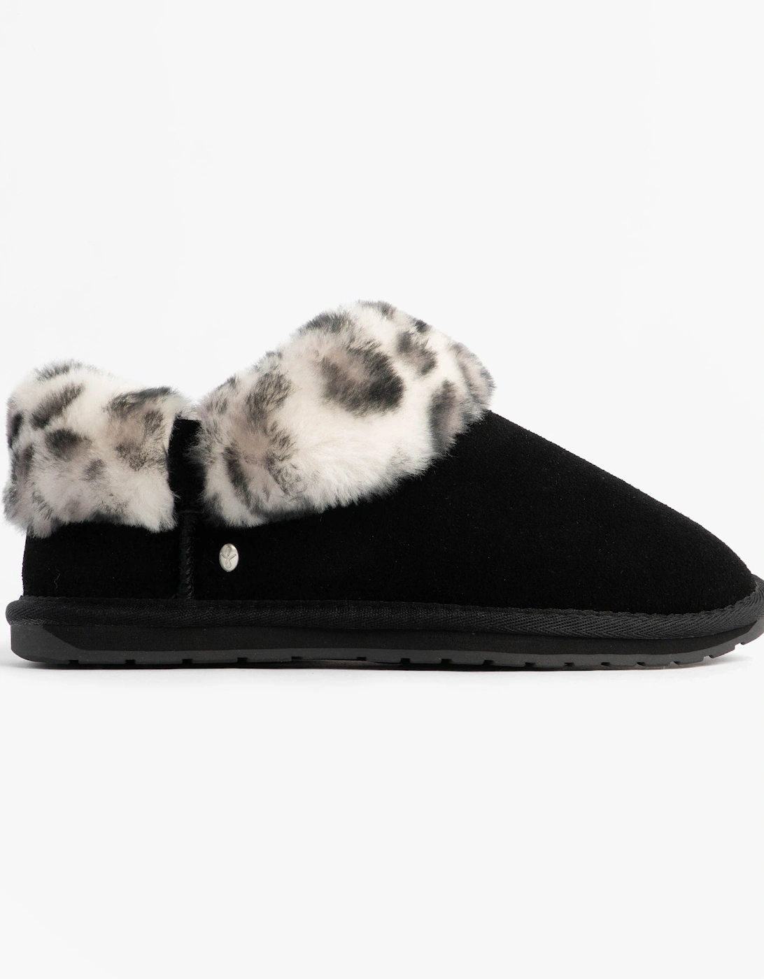 Women's EMU Australia BAIA BOW Womens Sheepskin Slipper Boots Black - Size: 5