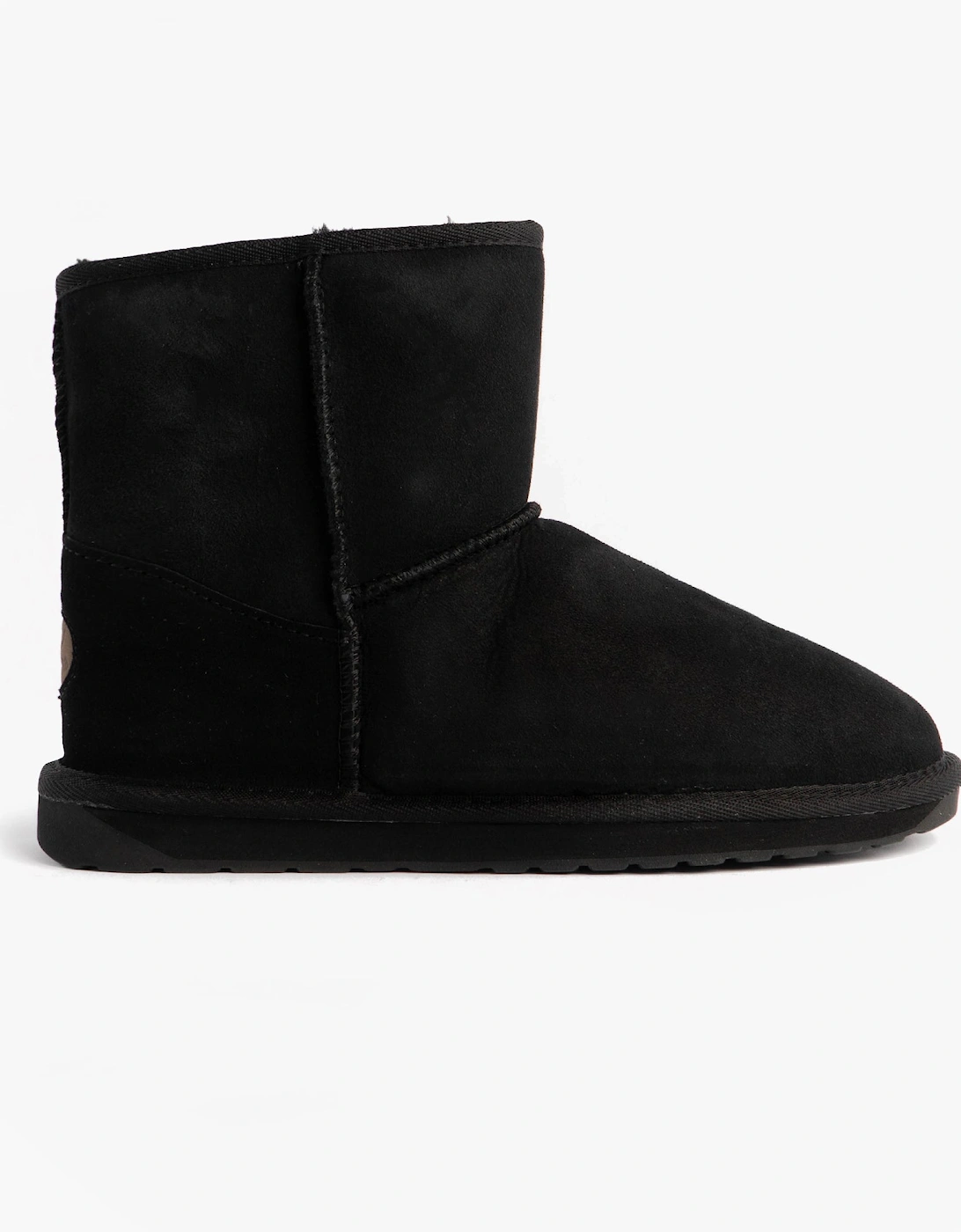Australia STINGER MINI Womens Sheepskin Boot Black, 7 of 6