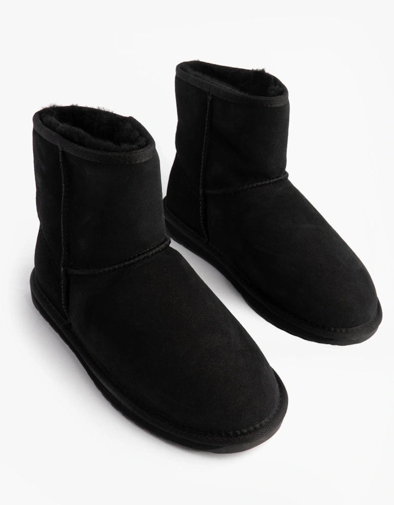 Australia STINGER MINI Womens Sheepskin Boot Black