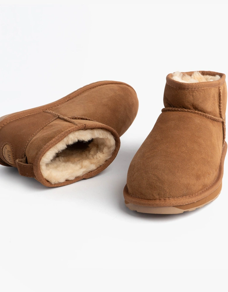 Australia STINGER MICRO Womens Sheepskin Boot Chestnut