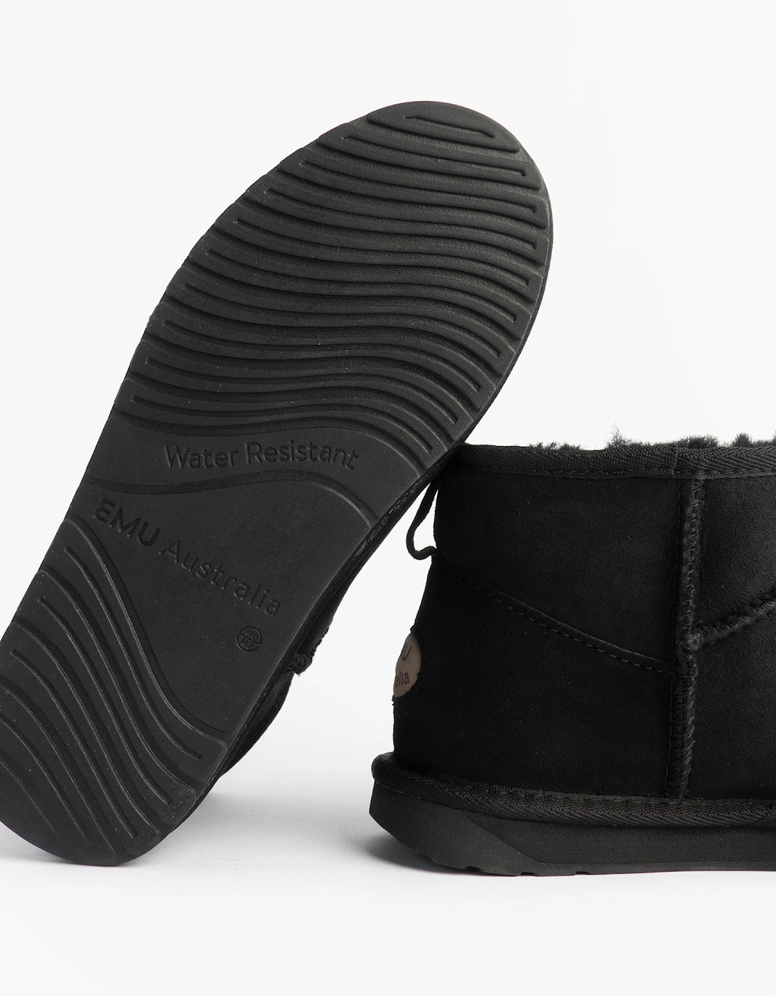 Australia STINGER MICRO Womens Sheepskin Boot Black