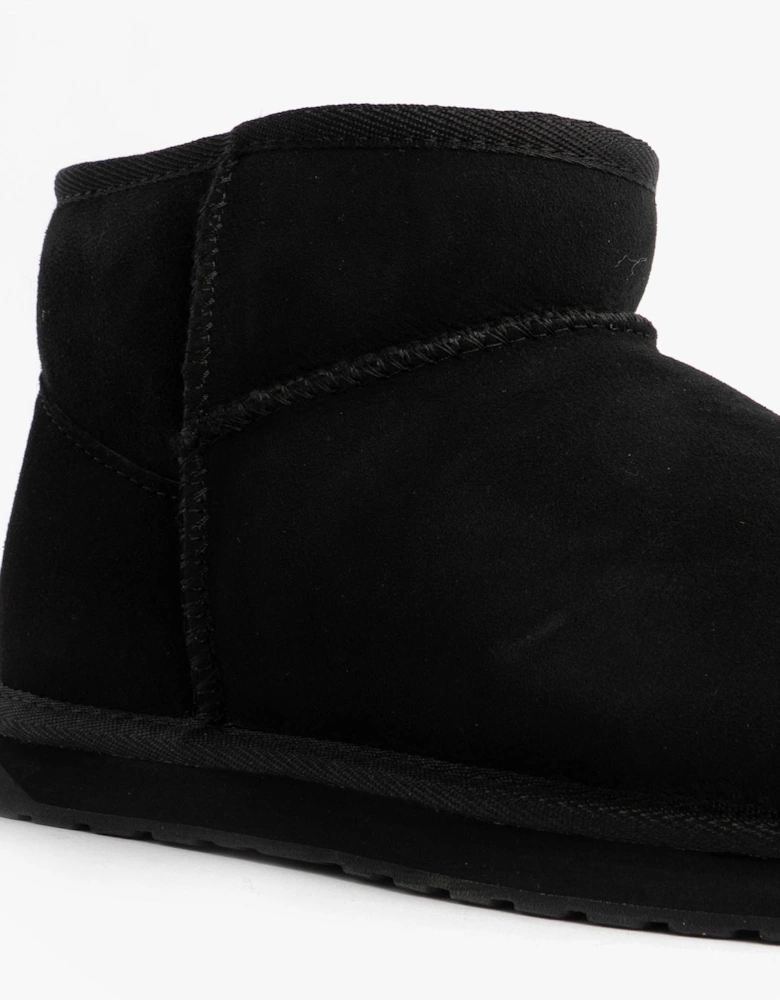 Australia STINGER MICRO Womens Sheepskin Boot Black