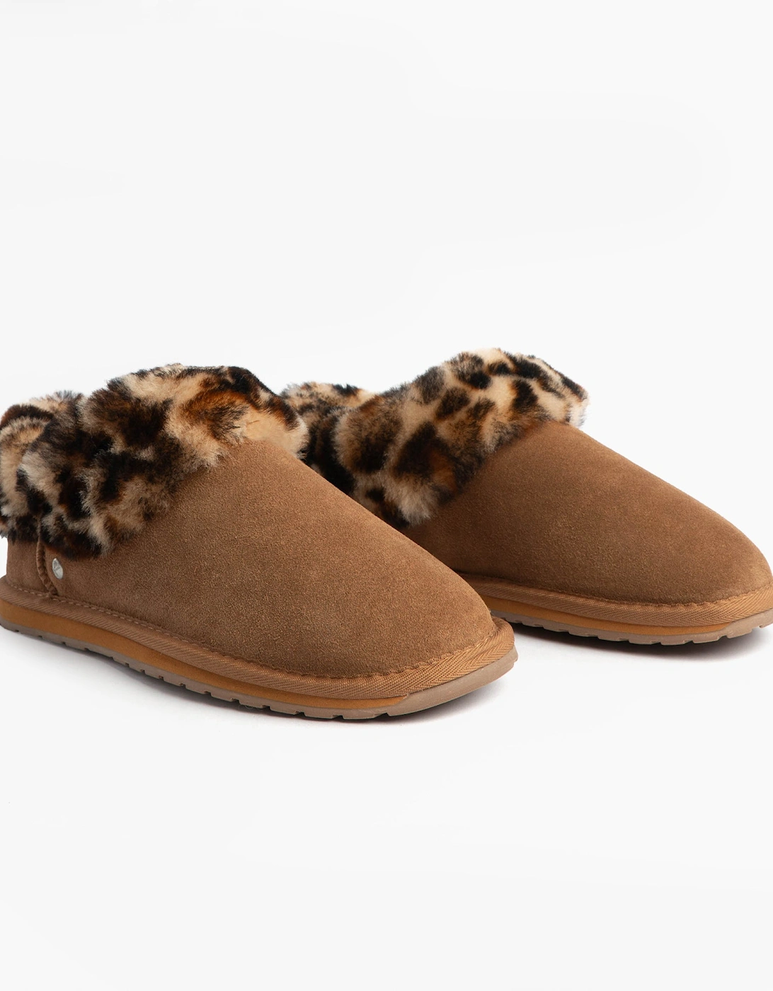 Australia BAIA BOW Womens Sheepskin Slipper Boots Chestnut