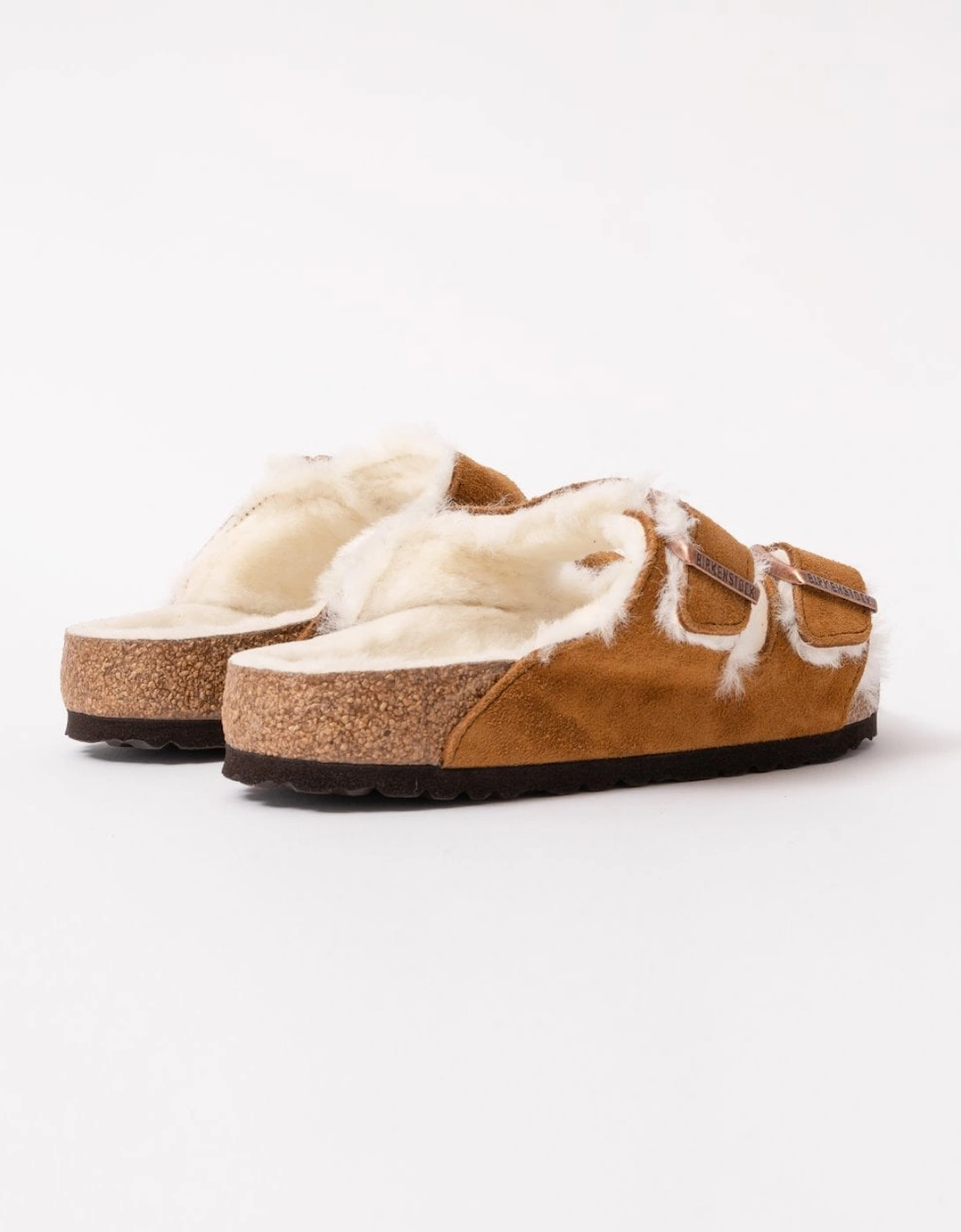 VL Shearling Womens Sandals - Mink