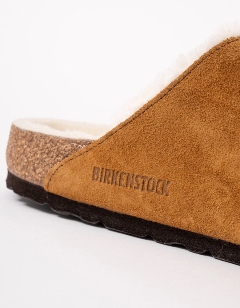 VL Shearling Womens Sandals - Mink