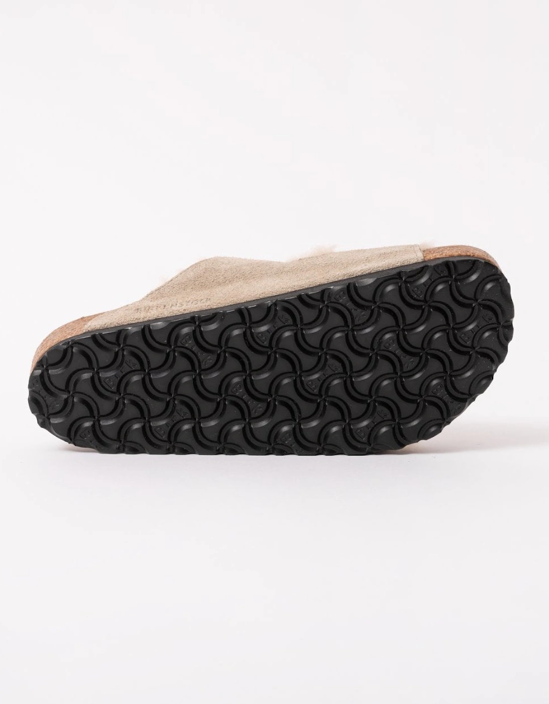 VL Shearling Womens Sandals - Taupe