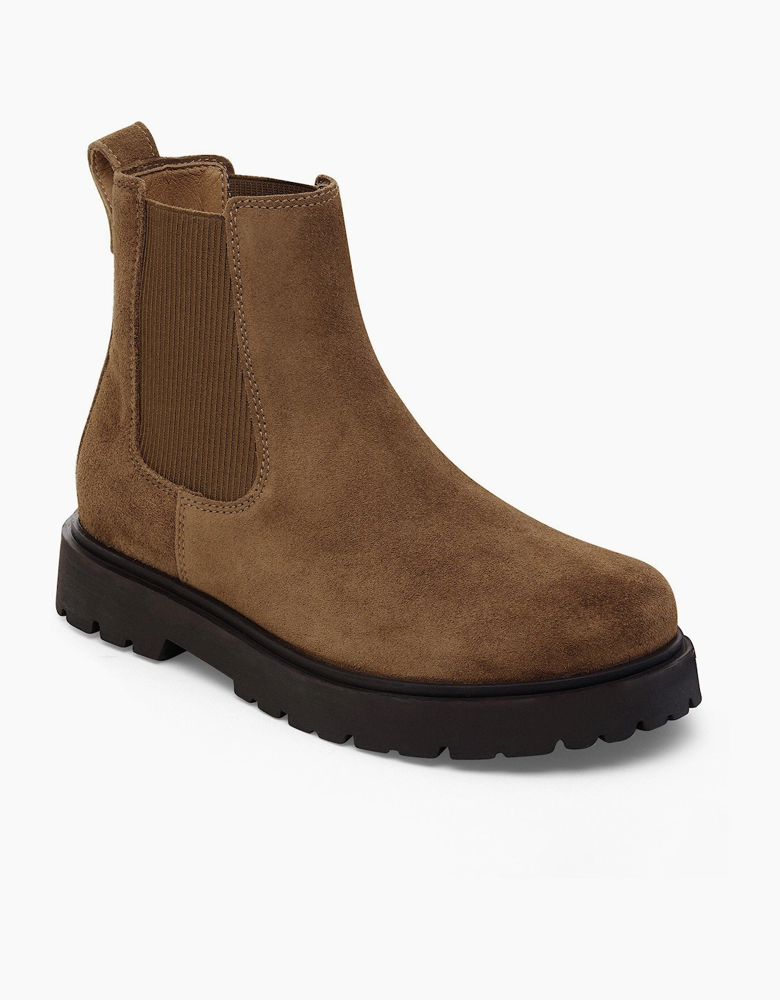 Women's Birkenstock Highwood Slip On Mid Womens Suede Boots - Dark Tea - Brown - Size: 5/C