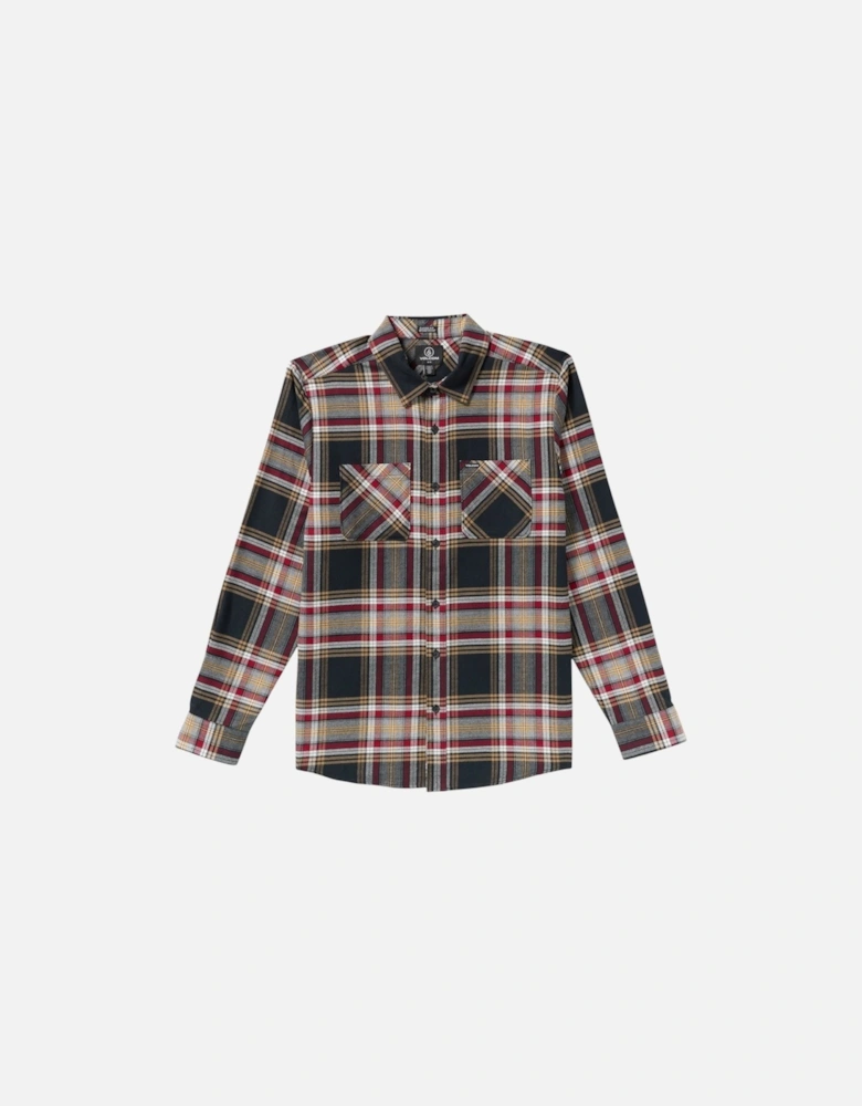 Netastone Flannel Shirt - Antique Black