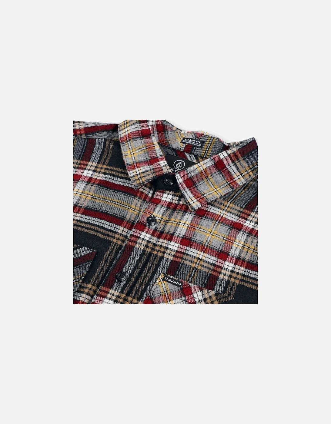 Netastone Flannel Shirt - Antique Black