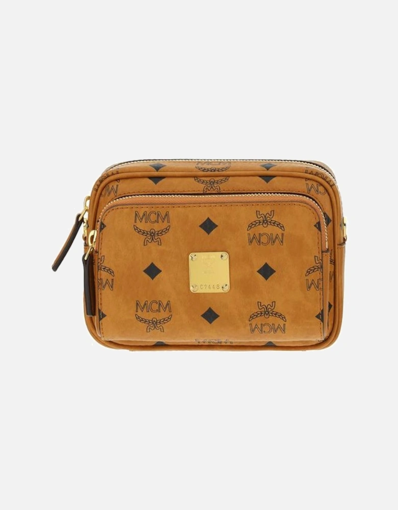 Iconic Monogram Print Shoulder Bag with Gold-Tone Details Women -